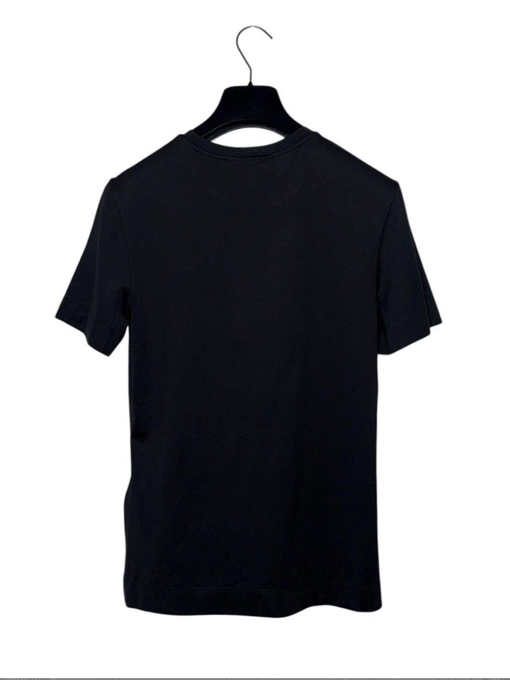Versace “Audrey Capsule” Black Fitted Tee with Gold Foil of JRT Dog Size IT 38 - Picture 5 of 10